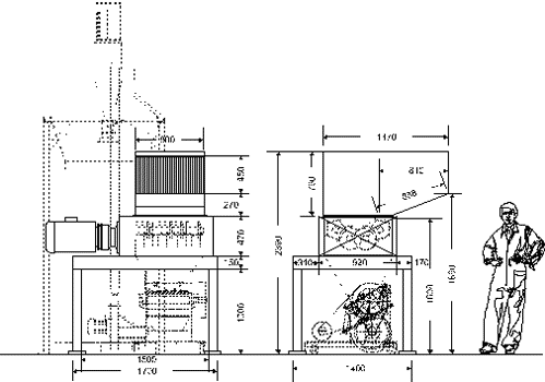 equipo de compactación desechos